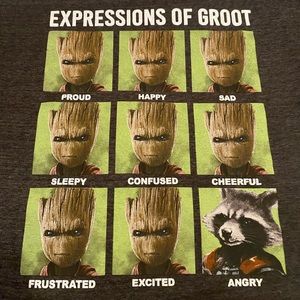 Guardian of the Galaxy Mens Tshirt "Groot"